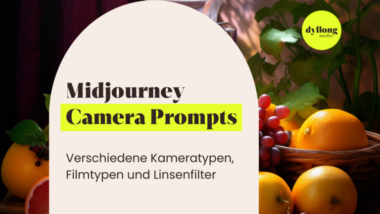 Midjourney Camera Prompts: Verschiedene Kameratypen, Filmtypen und Linsenfilter