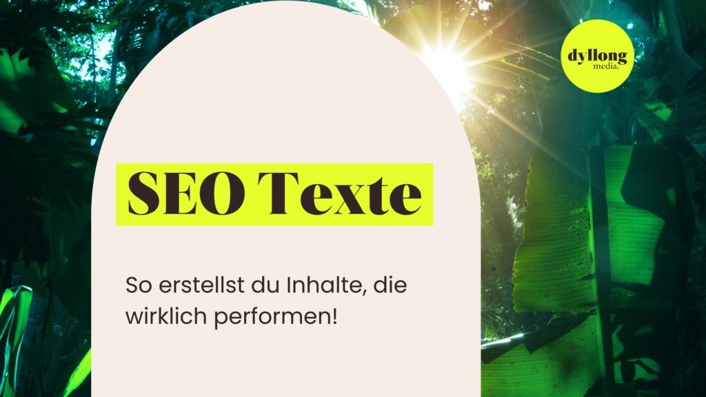 SEO Texte: So erstellst du Inhalte, die wirklich performen!