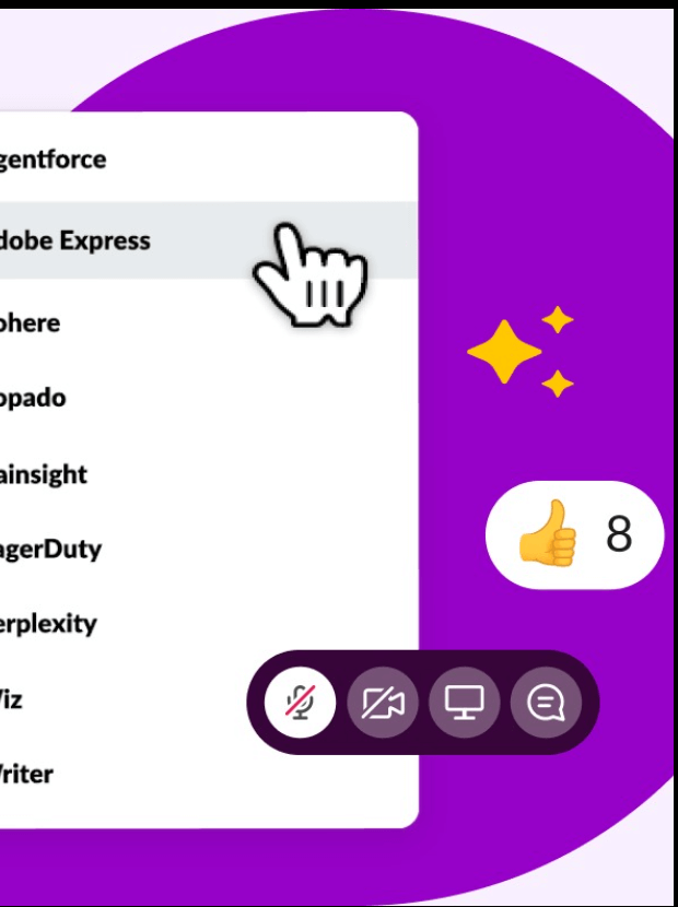 Instagram Post von Slack mit Icons