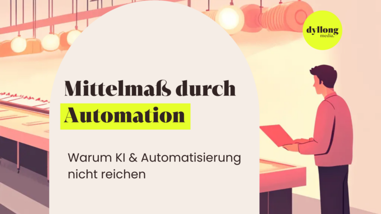 Mittelmaß durch Automation - warum KI und Automation nicht reichen