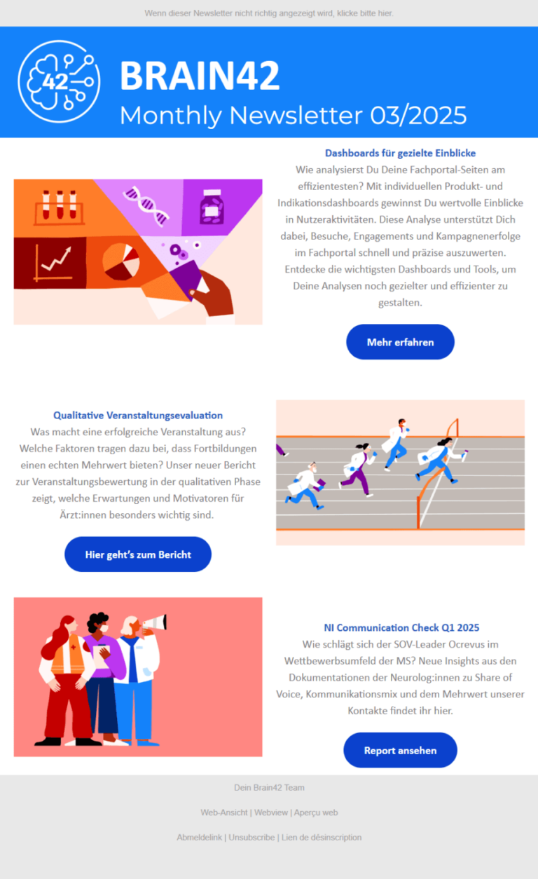 Newsletter von Brain42